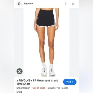 FP Movement by FREE PEOPLE Island Time Short NWOT Size XS.